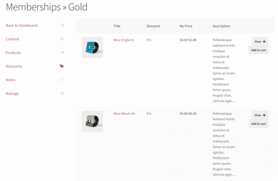 WooCommerce Membership Discount