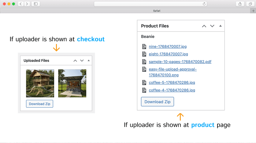 Drag & Drop Multiple File Upload - Zip Files