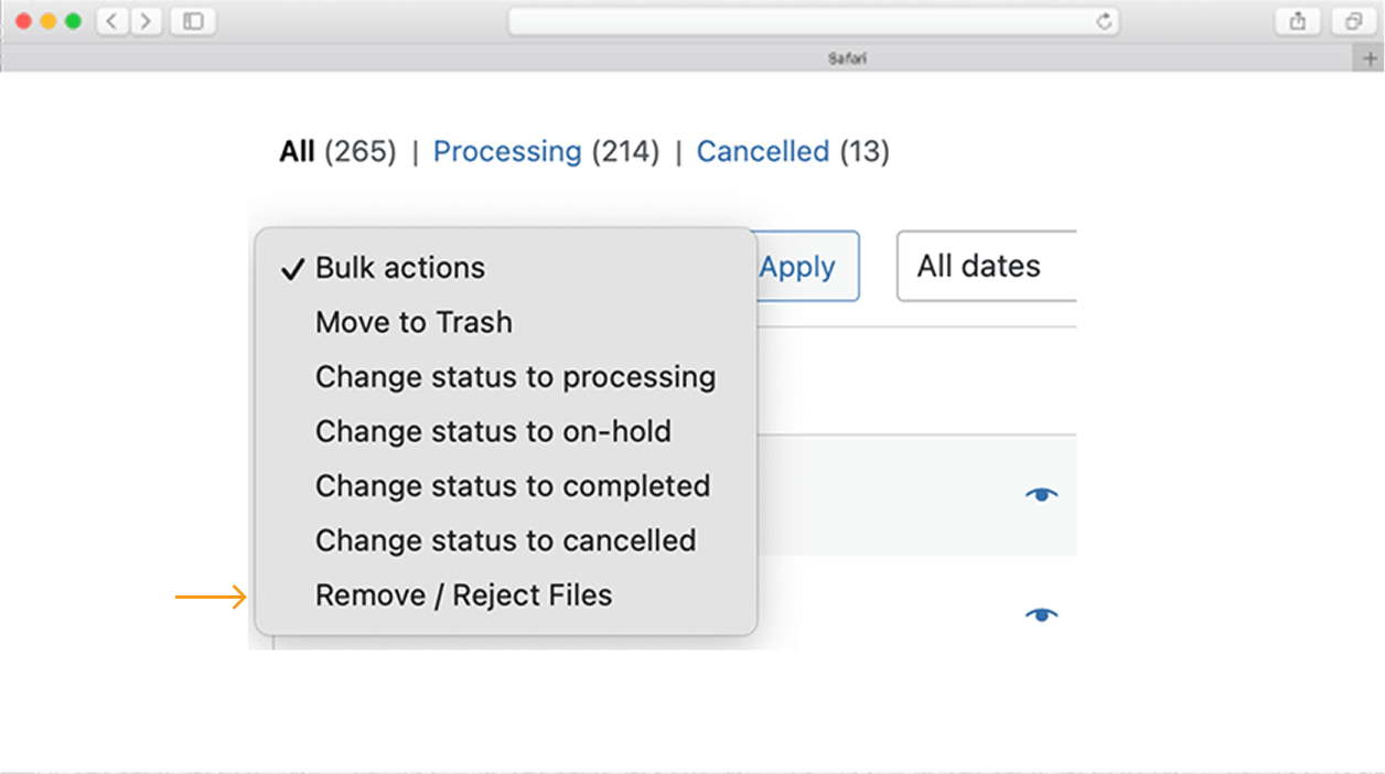 Drag & Drop Multiple File Upload - Reject Files