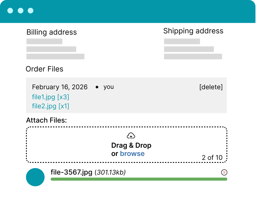 Woo Order Files - File Upload