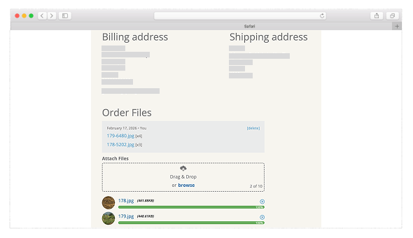 Woo Order Files - File Upload