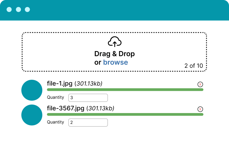 Woo Order Files - Files Quantity
