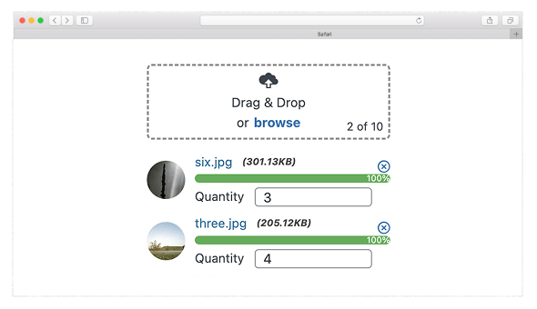 Woo Order Files - Files Quantity