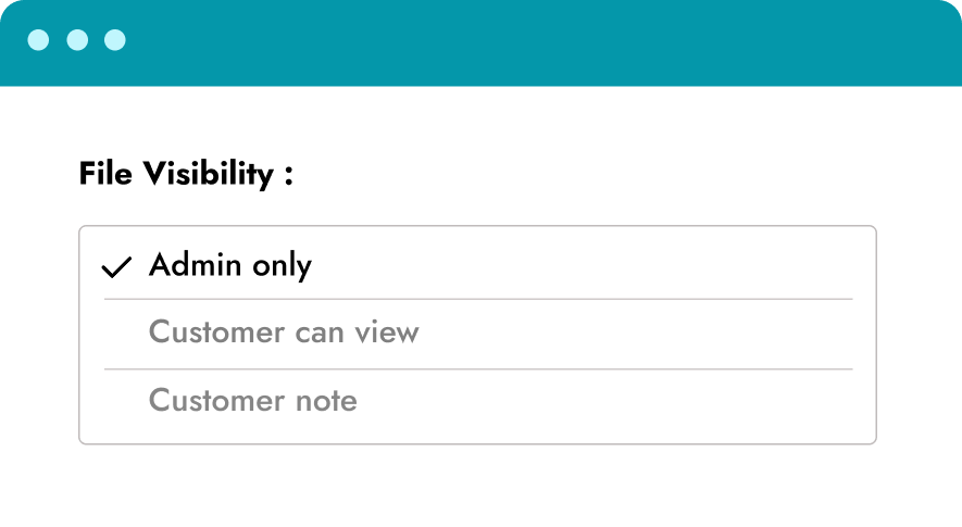 Woo Order Files - File Visibility